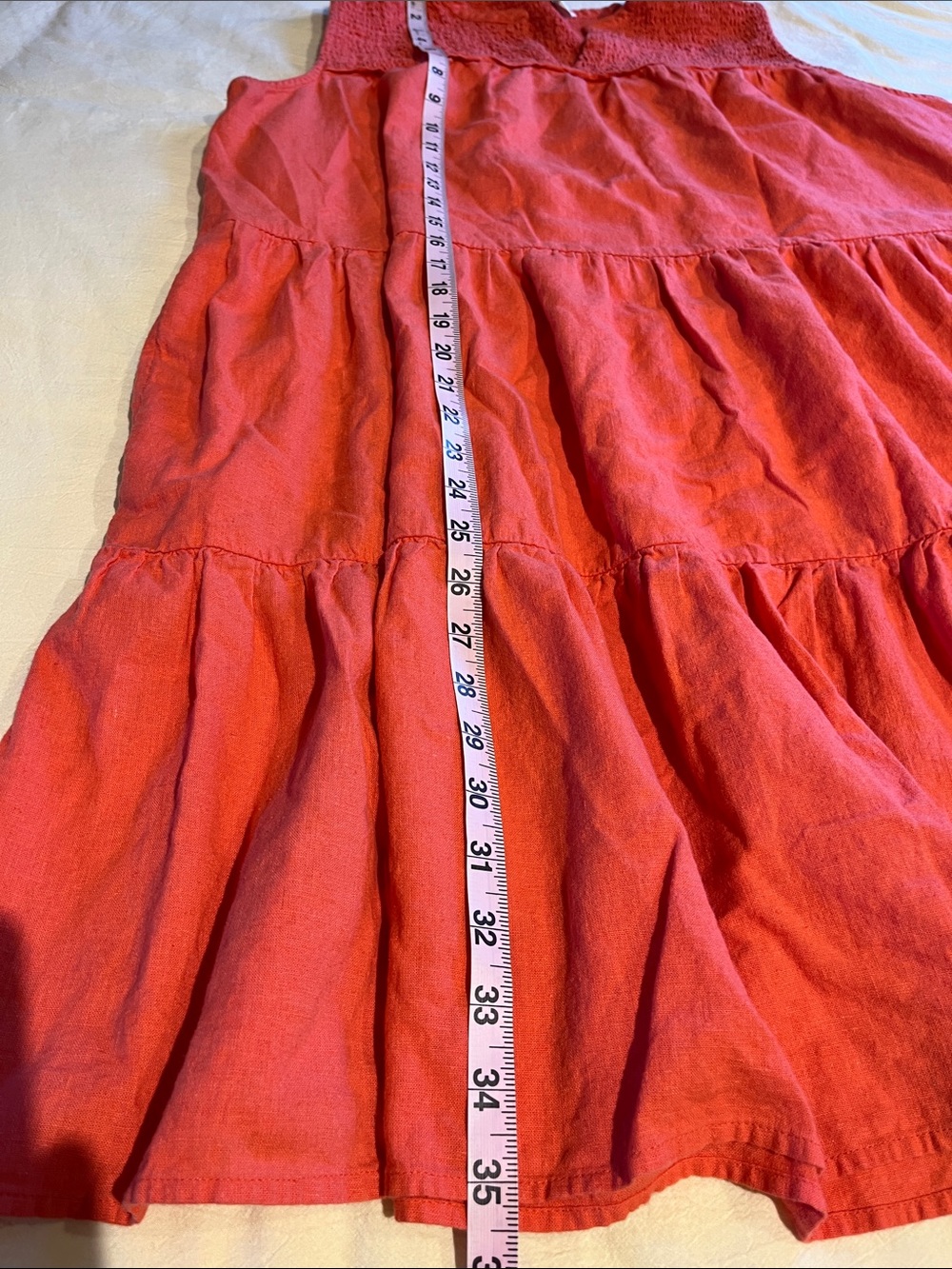Crown & Ivy Women's Sleeveless Solid Smocked Peasant Dress Size XL - Picture 8 of 10